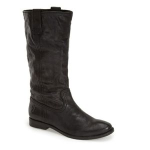 Frye women's Anna Mid Pull On leather boots